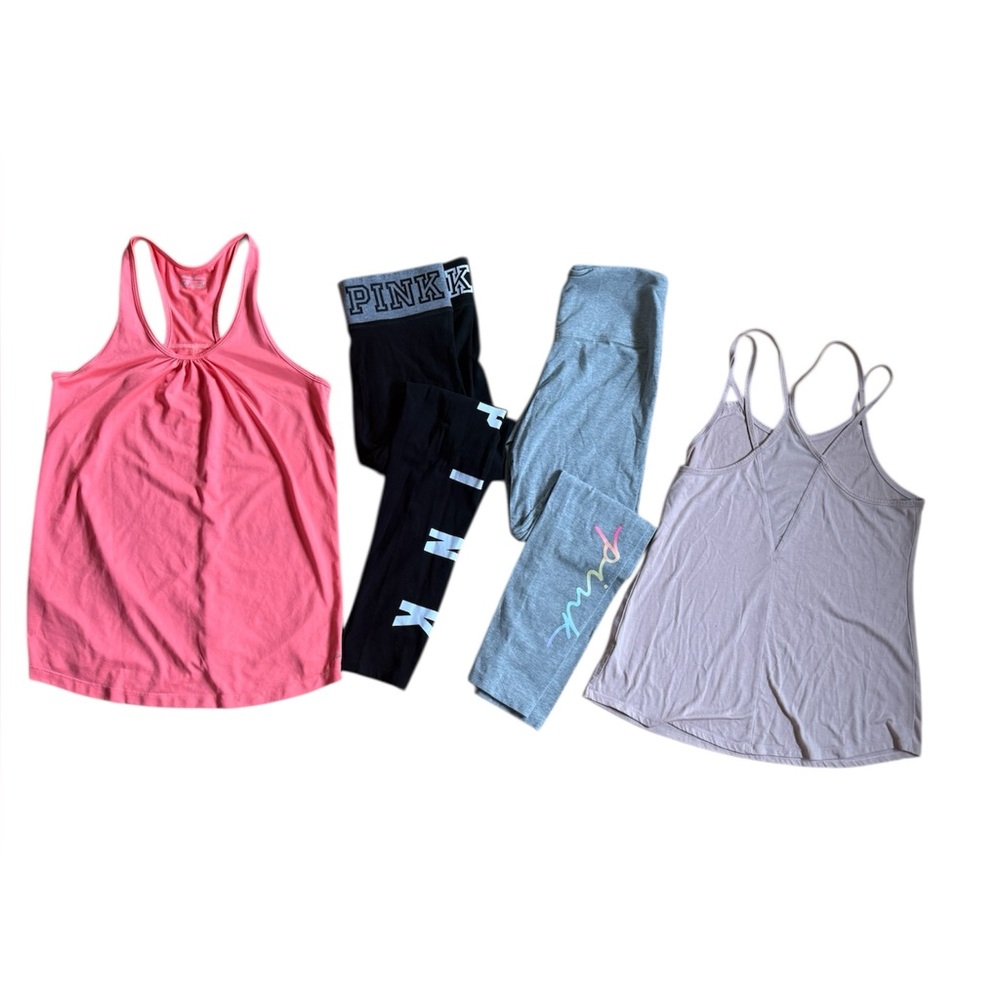 Bundle of Sz Med Activewear! PINK Victoria's Secret Leggings,Eddie Bauer,OldNavy